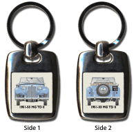 MG TD II 1951-53 (round rear lights) Keyring 5